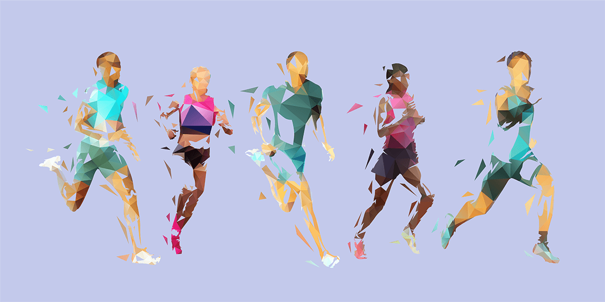 Geometric group of runners
